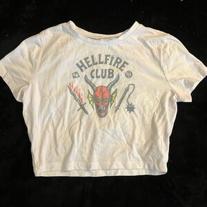 Hellfire Club crop t shirt